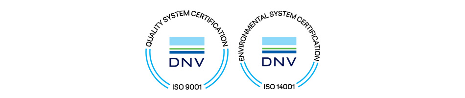 ISO-14001 ja ISO-9001 logot